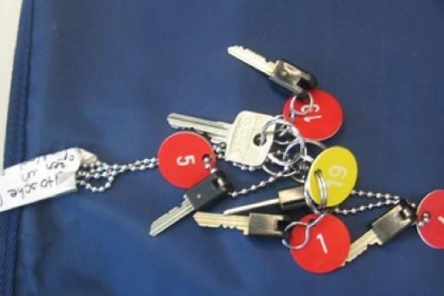 In welche Schließfächer passen diese Schlüssel?