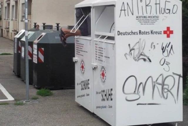 Neulich im Altkleidercontainer