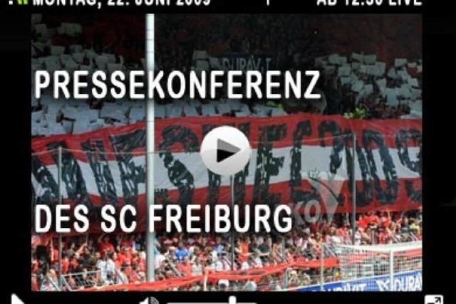 Live-Stream: Saisonauftakt des SC Freiburg