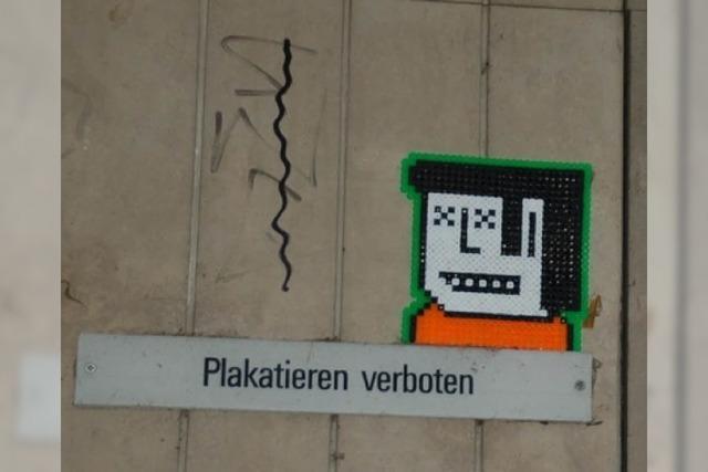 Streetart mit Bgelperlen