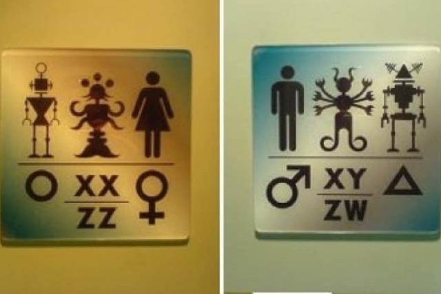 Toilettenzeichen weltweit