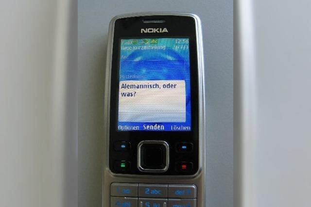 Dialekt in SMS