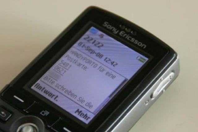 Porto per SMS - Postsendungen mobil frankieren