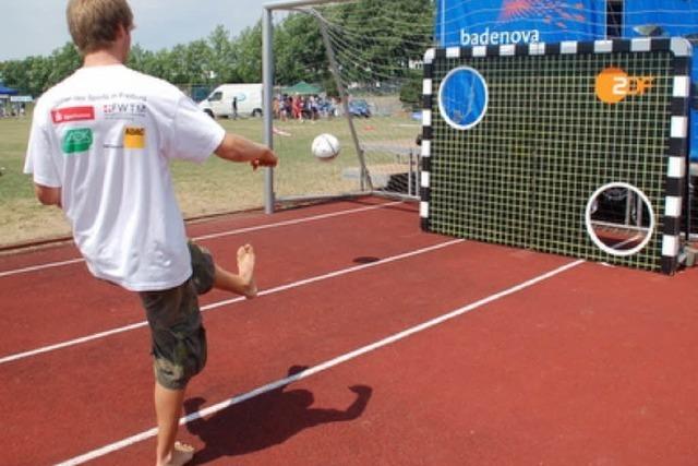 Angriff auf die Sportstudio-Torwand