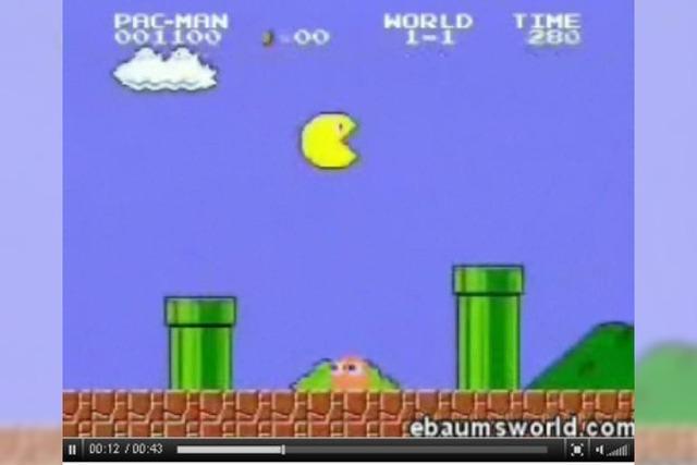 Pacman als Super Mario