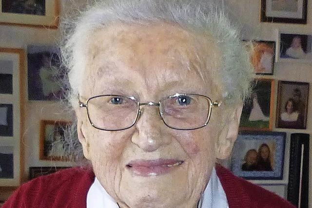 Jubilarin feiert in alter Frische 90. Geburtstag
