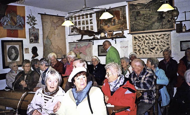 Die Schulstunde in Badenweiler war sehr unterhaltsam.   | Foto: Altenwerk