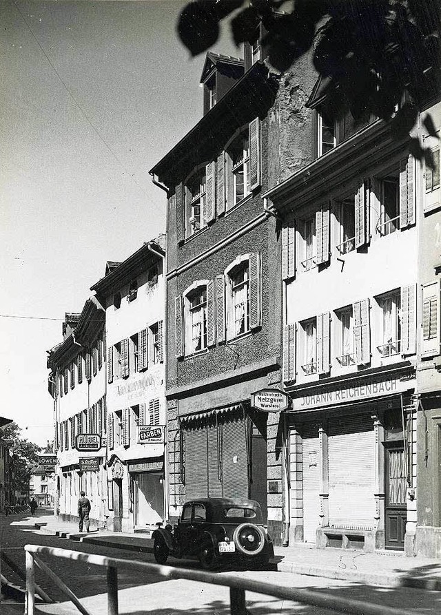 Das ehemalige Haus der Familie von Fre...nstrae 43, fotografiert im Jahr 1943.  | Foto: Stadtarchiv