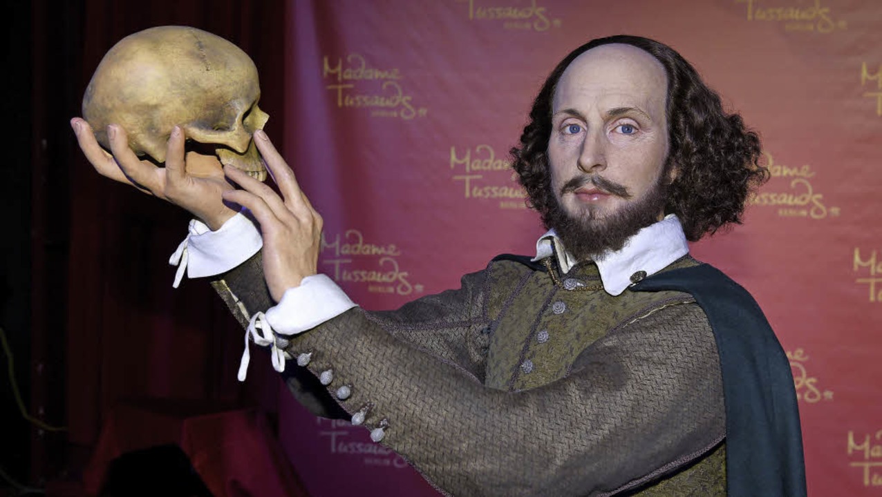Sein oder Nichtsein: Shakespeare bei M...gabe der &#8222;Sonette&#8220; (u.)     | Foto: dpa/bz/privat