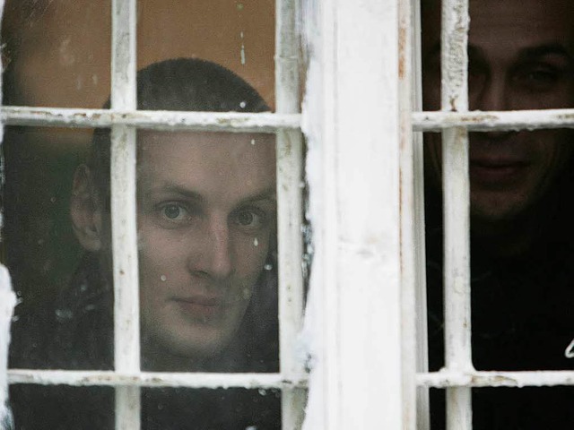 Hftlinge in einem russischen Gefngnis   | Foto: AFP