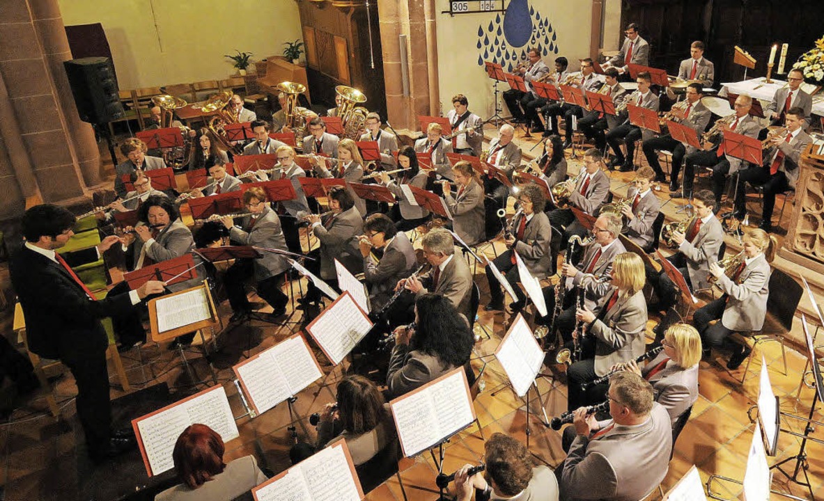 Die Stadtkapelle spielt auf hohem Niveau.   | Foto: Wolfgang Knstle