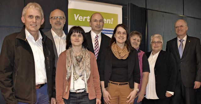 Die erfolgreiche Elzacher Delegation z...ris Schillinger ( Zweite von rechts).   | Foto: Freie Whler