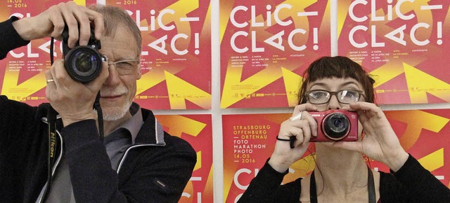 Heinrich Brckelmann und Catherine Mer... der Fotojagd wie im vergangenen Jahr.  | Foto: judith reinbold