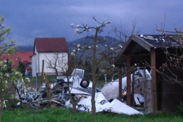 Flugzeugabsturz am Kaiserstuhl