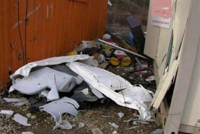 Umkirch: Toilettenhaus in die Luft gesprengt