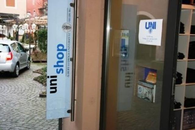 Erffnung des Freiburger Uni-Shops