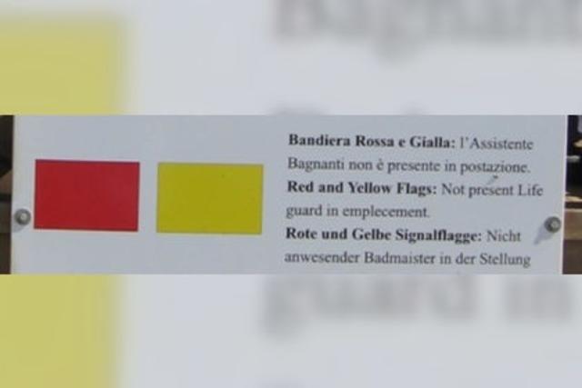 Gelb-Rote Flagge...