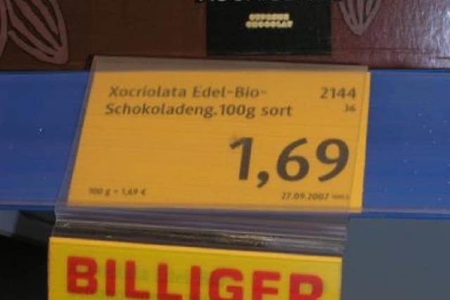 Inflation auf dem Schokoladenmarkt