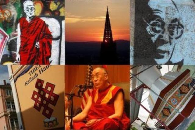 Der 14. Dalai Lama: Fr einen Tag in Freiburg