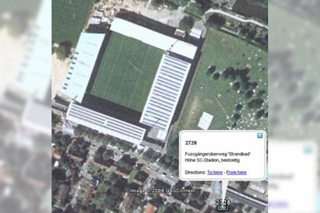Google Earth zeigt alle Radarfallen Freiburgs
