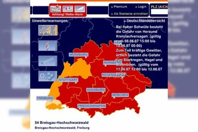 Wettervorhersage: Punktgenauer Kreislaufkollaps