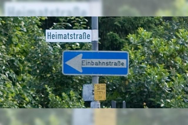 Heimatstrae - Einbahnstrae