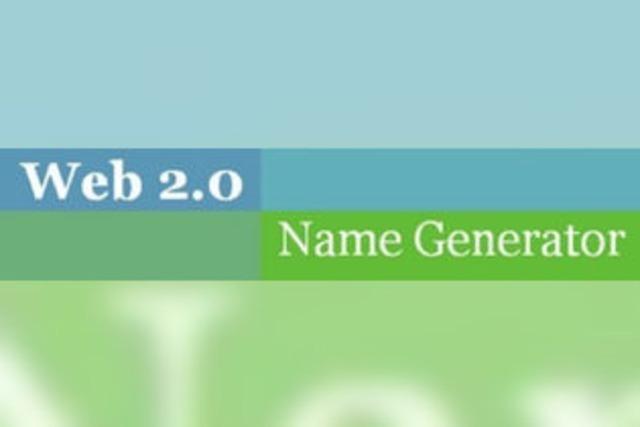 Der Web 2.0-Namensgenerator