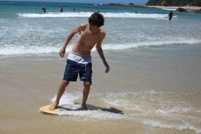 Surfen im australischen Hochsommer