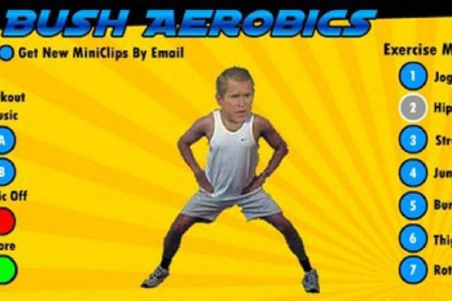 Aerobic mit George W. Bush