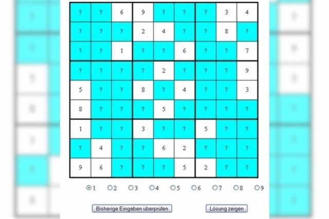 Kniffliges Knobeln in der Mittagspause: Sudoku