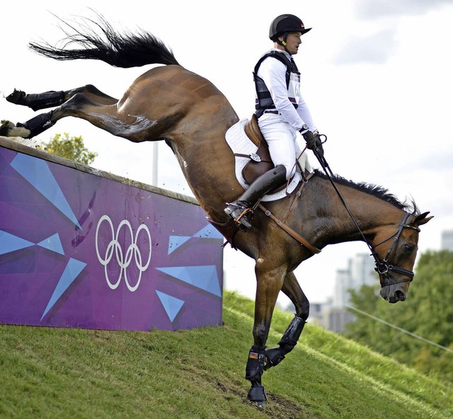 Vielseitigkeitsreiter Michael Jung war...lnehmer bei Olympia 2012 in London.     | Foto: dpa