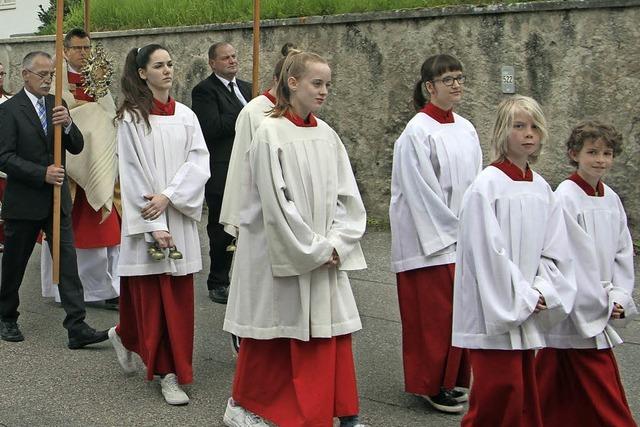 Messe und Prozession