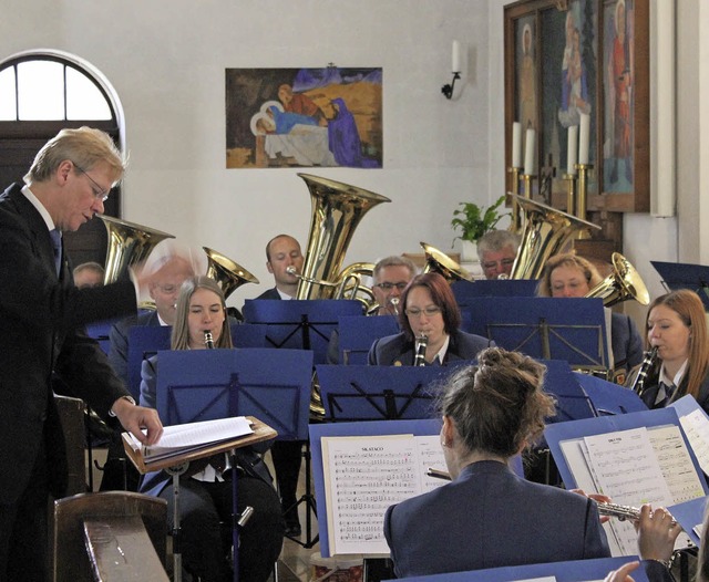 Ein gelungenes Konzert gab der Musikve...n in der Kirche St. Felix und Regula.   | Foto: Musikverein Nollingen