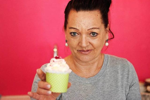 Danuela Mack backt und verkauft Cupcakes in Lahr