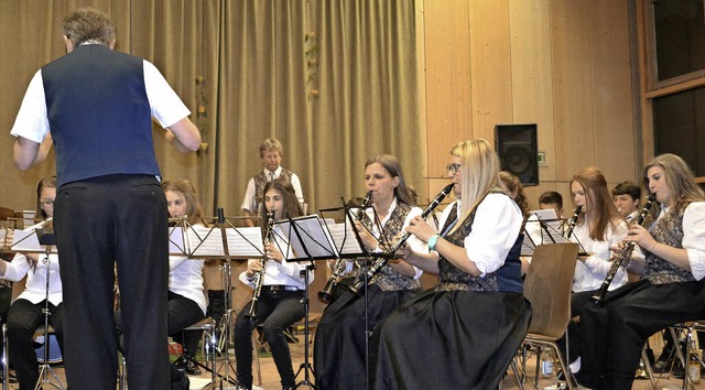 Beim Frhlingsfest des Musikvereins Ge...konzert mit der Trachtenkapelle Prg.   | Foto: Paul Berger