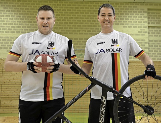 Team Germany III in Vorfreude: die Wal...mo Reinartz (links) und Wolfgang Br    | Foto: Miloslavic