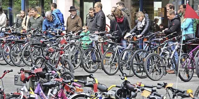 Gebrauchte Rder aller Art knnen am Samstag bei der Velobrse gekauft werden.   | Foto: Monika Weber