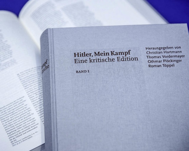 55000 Mal verkauft: Die kritische Edition von &#8222;Mein Kampf&#8220;   | Foto: dpa