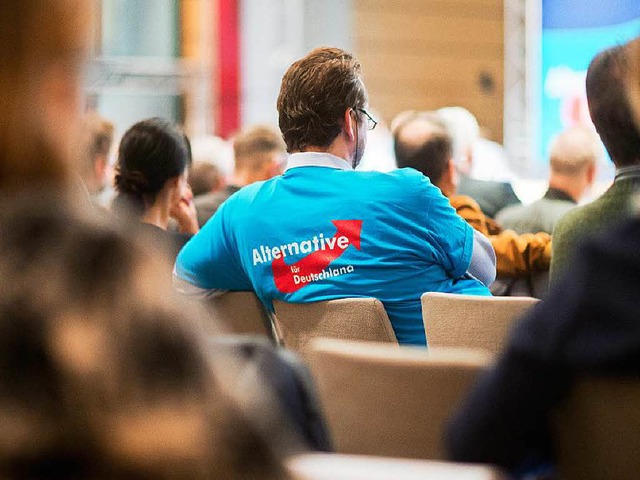 In Stuttgart findet der AfD-Parteitag statt.  | Foto: dpa