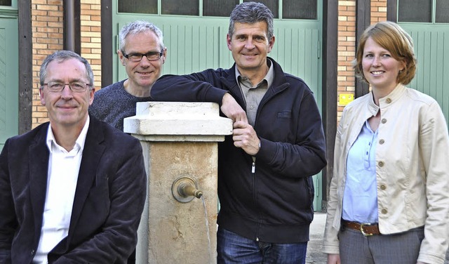 Christoph Huber, Thomas Klug, Thomas Schwarze und Astrid Deek (von links)   | Foto: Daniel Gramespacher