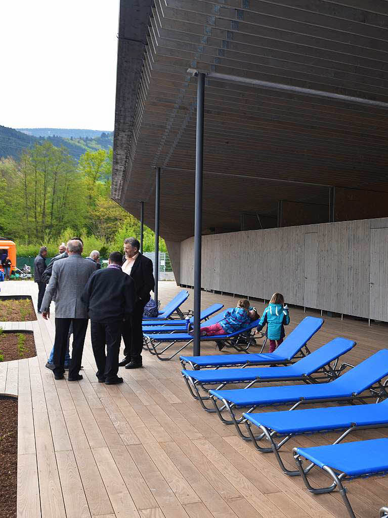 Das wieder- beziehungsweise neuerffnete Freibad in Waldkirch-Kollnau am Tag der Erffnung.