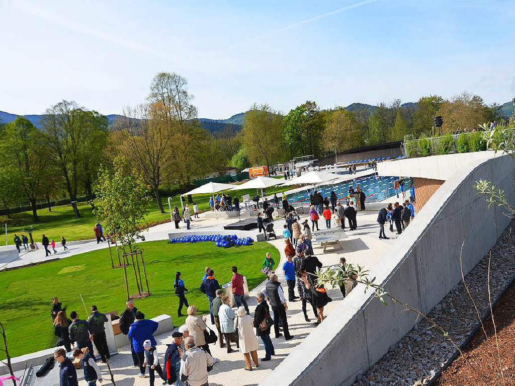 Das wieder- beziehungsweise neuerffnete Freibad in Waldkirch-Kollnau am Tag der Erffnung.