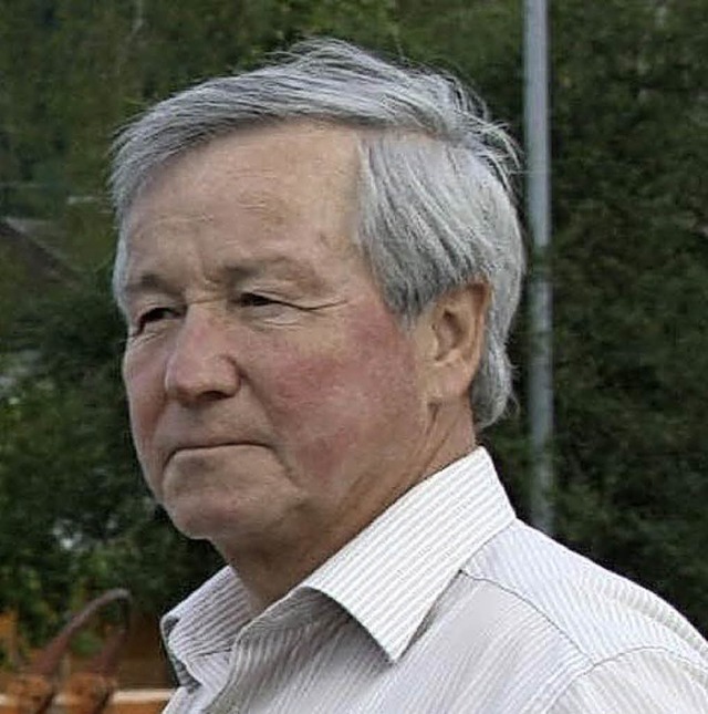Hansjrgen Scheer, Vorsitzender des TuS Maulbrg.   | Foto: Lacher
