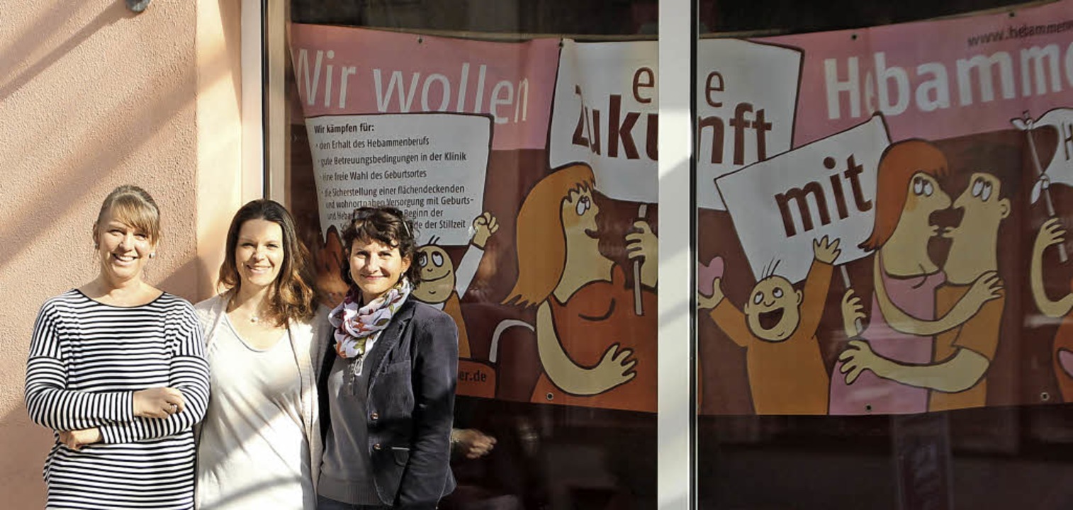 Die Hebammengemeinschaft Ettenheim mac...r de Ramos und Marion Weber-Dieterle.   | Foto: Erika Sieberts