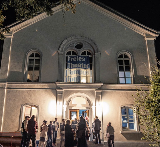 Lrrach hat ein Theater: Das Haus von ...lange auf diesen Tage gewartet haben.   | Foto: Ansgar Taschinski