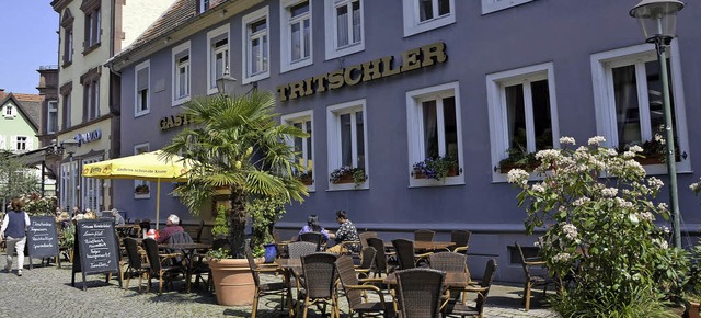 Morgens den Einbruch entdeckt, mittags...thaus Tritschler in der Lange Strae.   | Foto: Ralf Burgmaier