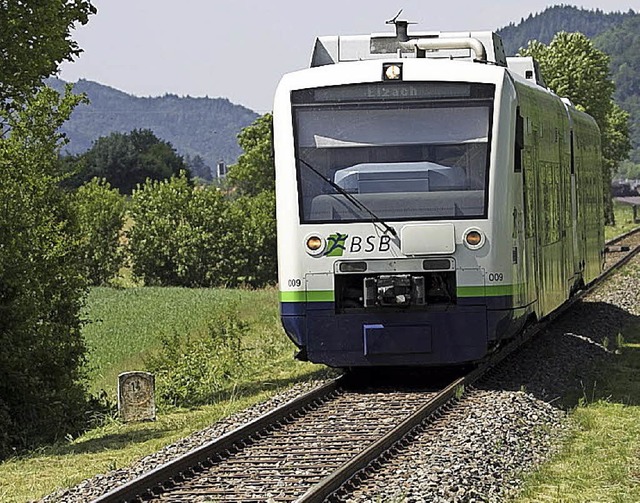 Viele Diskussionen beschftigen sich d...der Breisgau-S-Bahn unterwegs im Tal.   | Foto: Daniel Fleig