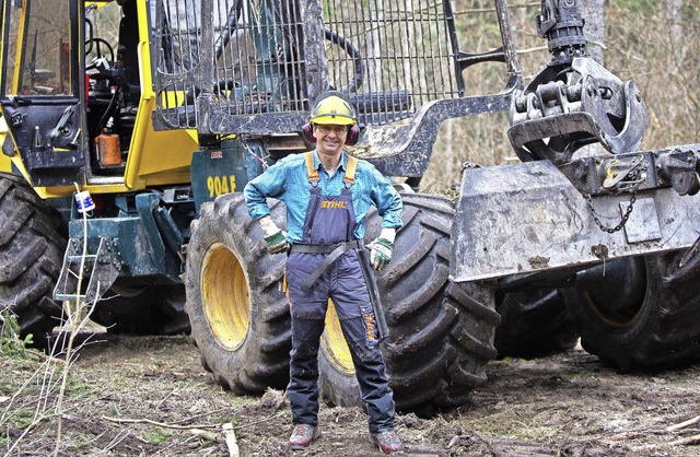 Christoph Siebler,  Wangen, am HSM Sch...ei unterdurchschnittlicher Bezahlung.   | Foto: Wolfgang Scheu