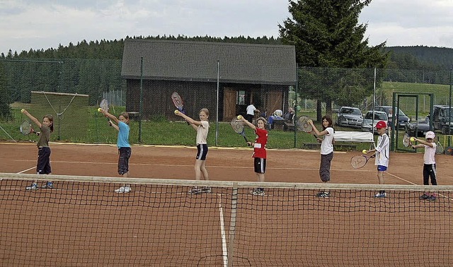 Der Tennis-Schnuppertag fr Schler wi...auch in diesem Jahr wieder angeboten.   | Foto: ulrike Jger