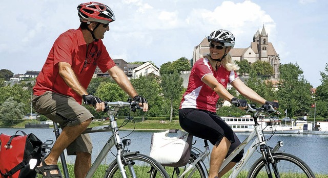 Gefhrte Radtouren gibt es in der Testwoche immer um 11 und 15 Uhr.   | Foto: schweizer